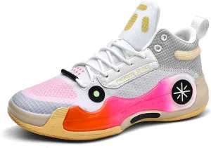 Men's High Top Basketball Shoes Fashion Breathable Sneakers Teenagers Training Competition Shoes Women's Outdoor Running Shoes Fashion Casual Walking Shoes