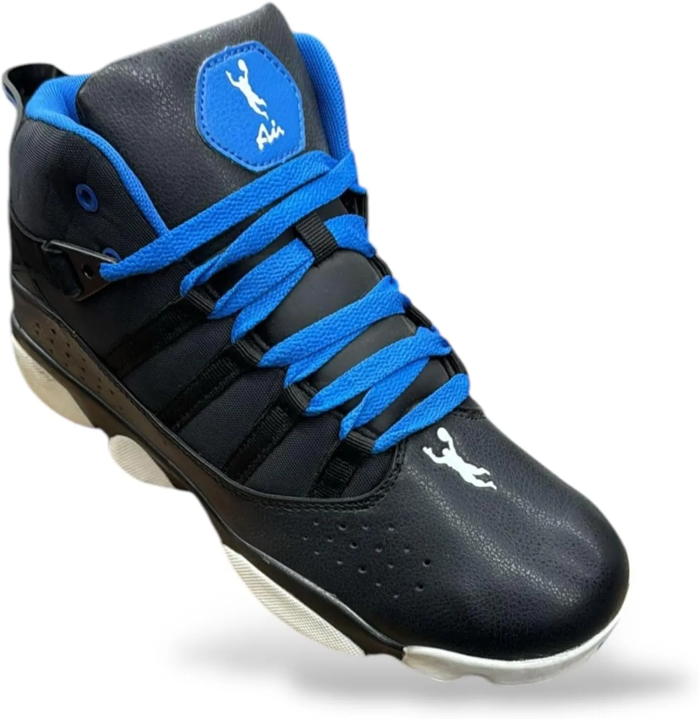 Men's High-Top Basketball Sneakers – Cushioned Support, Breathable Design, Non-Slip Athletic Shoes
