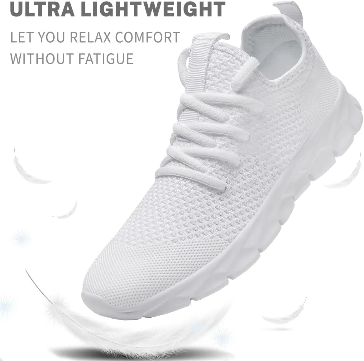 Men's Running Shoes Slip On Walking Comfortable Tennis Breathable Non Slip Athletic Gym Workout Cross Training Fashion Sneakers