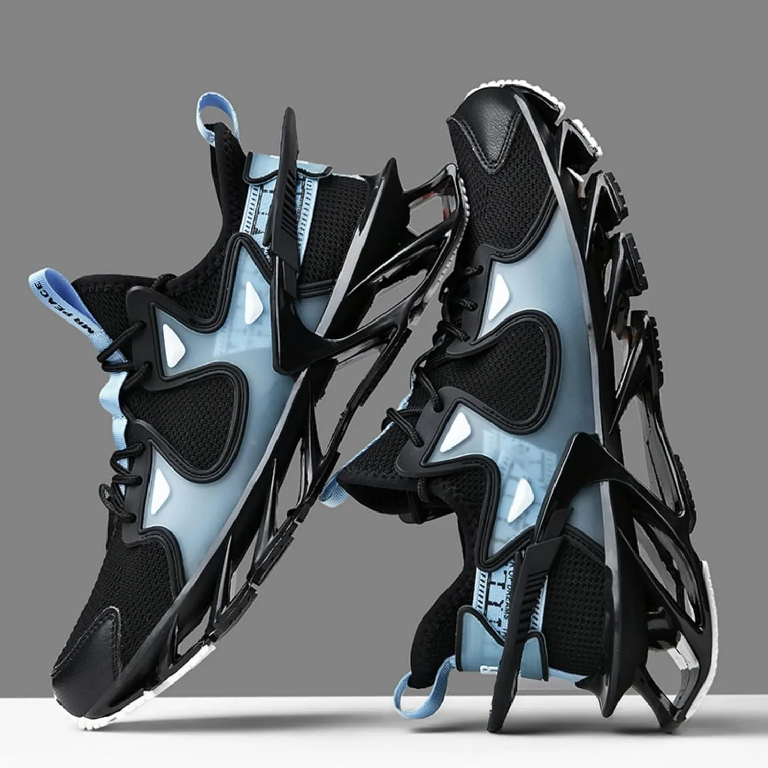 Men's Shock - Absorbing Basketball Shoes, Blade - Style Sneakers, Suitable for Fitness, Running and Walking