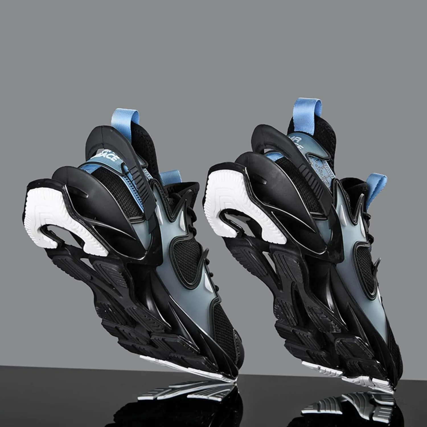 Men's Shock - Absorbing Basketball Shoes, Blade - Style Sneakers, Suitable for Fitness, Running and Walking
