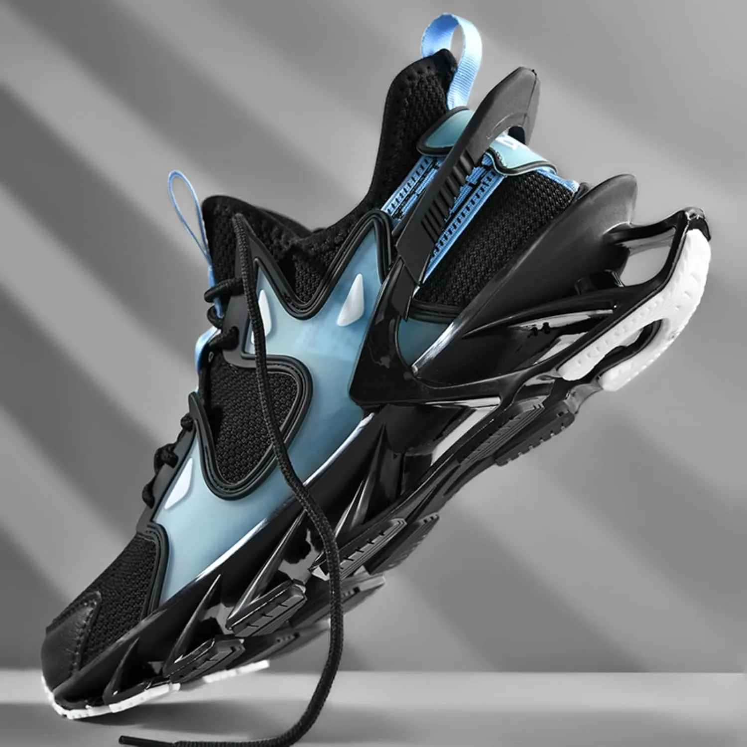 Men's Shock - Absorbing Basketball Shoes, Blade - Style Sneakers, Suitable for Fitness, Running and Walking