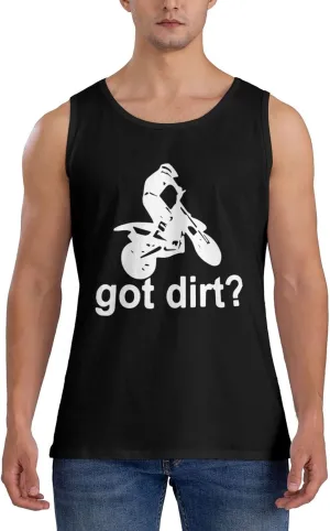 Men's Tank Top Sleeveless Tees Bike Motocross Racing Quick Dry Sport Shirts Muscle Workout Gym Beach T-Shirts