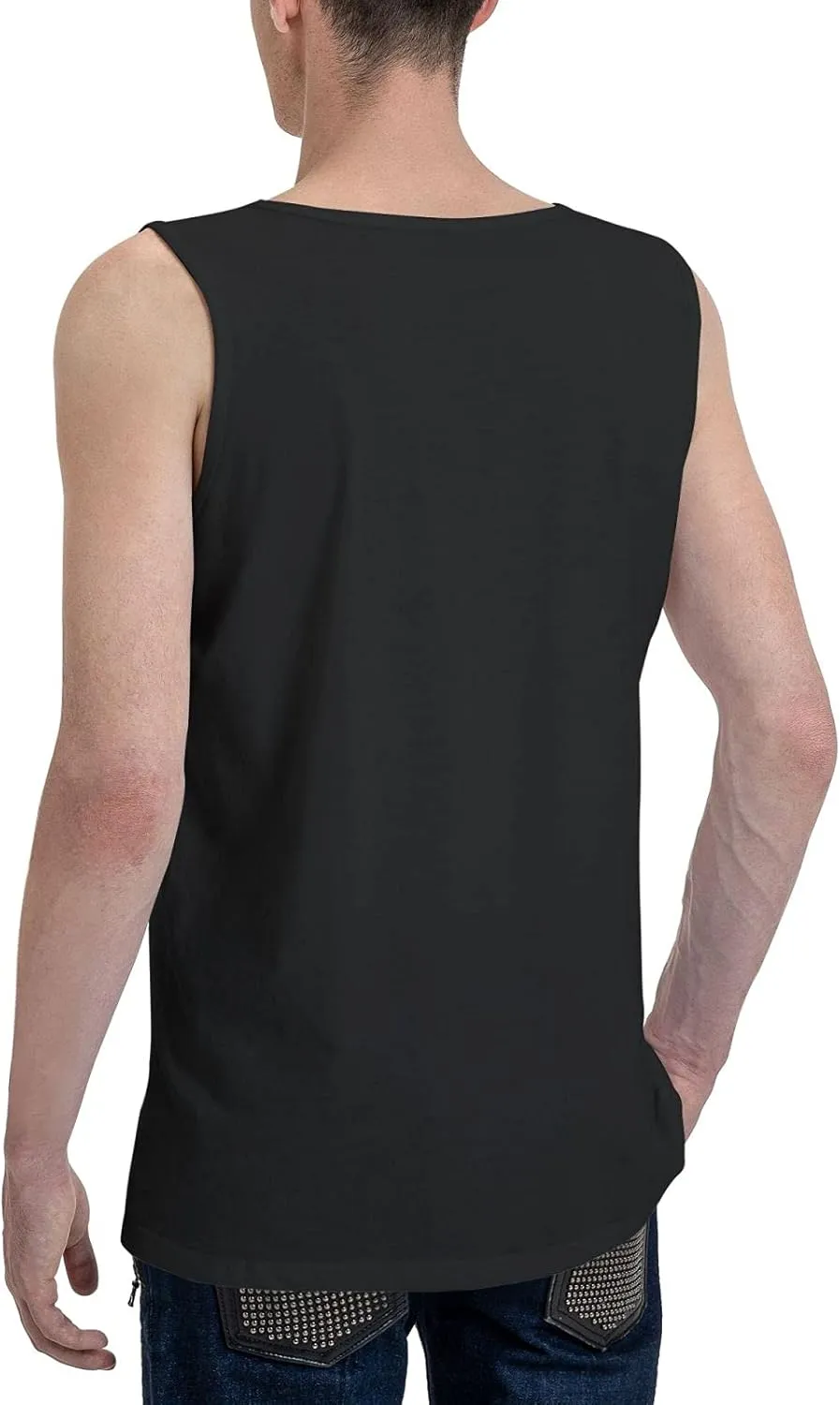 Men's Tank Top Sleeveless Tees Lifes Short Camps Naked Hiker Hiking Quick Dry Sport Shirts Muscle Workout Gym Beach T-Shirts