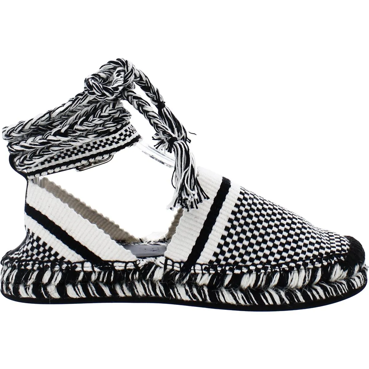 Meril Womens Ankle Tie Tassel Espadrilles