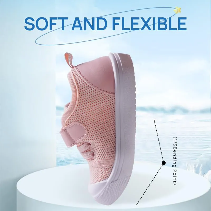 Mesh Toddler Shoes,Baby Sneakers Girls Boys, Baby Sock Shoe,Slip-On Baby Walking Shoes,Breathable Toddler Tennis Shoes,Baby Non-Slip Breathable Slippers with Soft Rubber Soles 6 9 12 18 24 Months