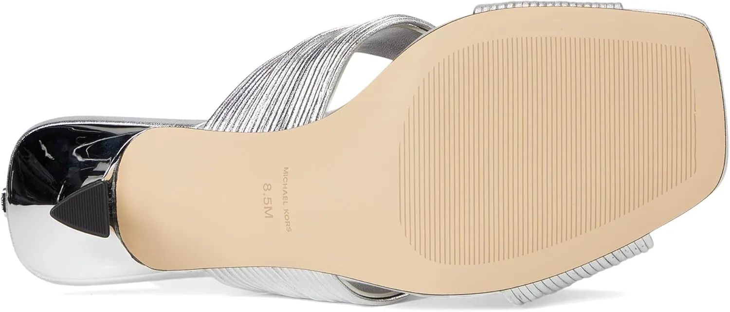 Michael Kors Women's Alessia Mule Sandal Heeled
