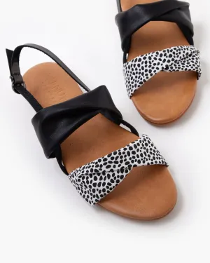 Milu Sandal - White Cheetah