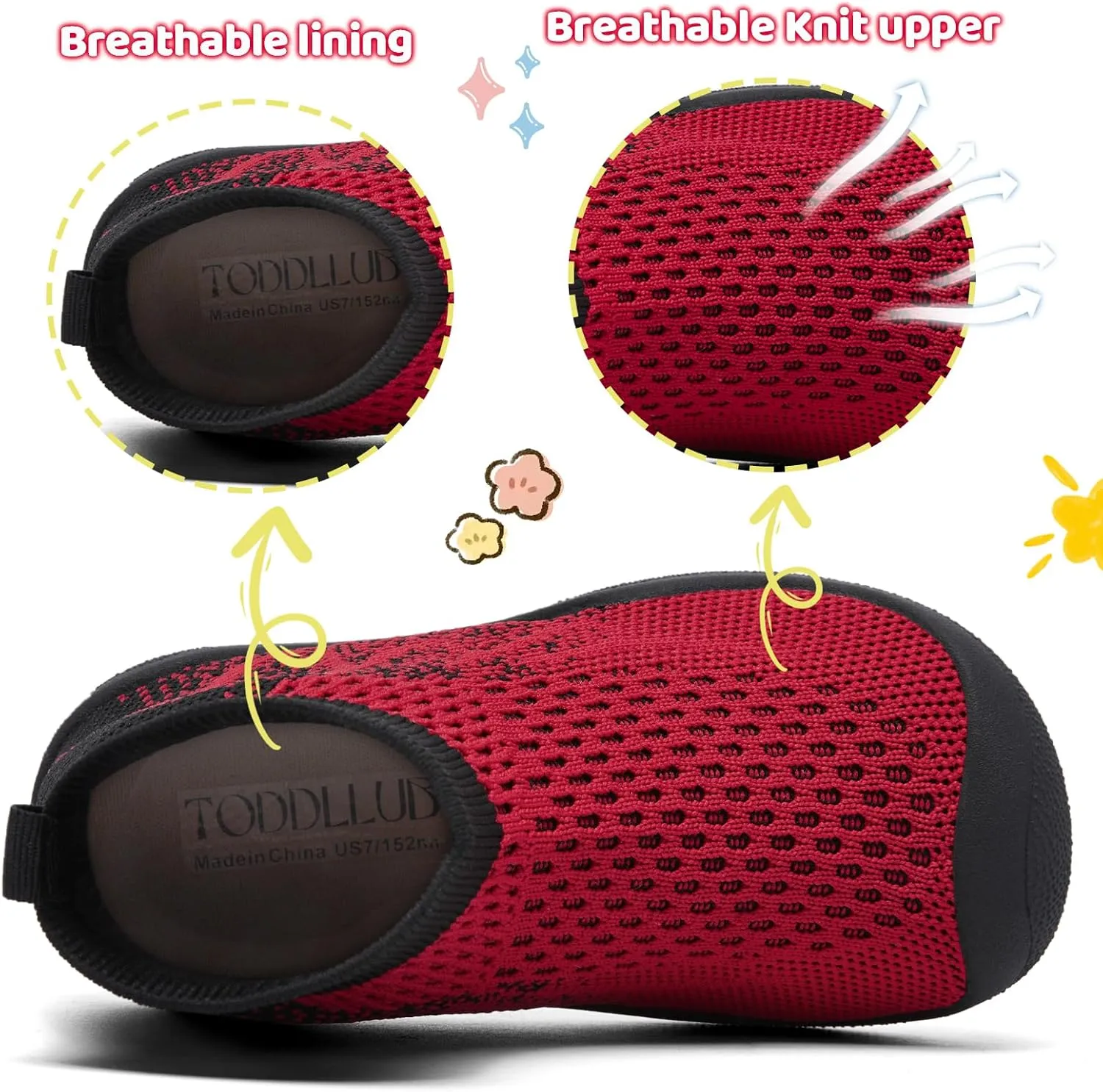 Minimalist Barefoot Sock Wrestling Shoes for Toddler and Little Kid | Lightweight Eco-friendlier Water Shoes | Multi-Purpose & Ultra Portab