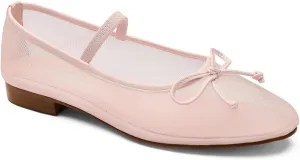 MUCCCUTE Mesh Ballet Flats for Women Round Toe Mesh Mary Jane Flats Shoes with Strap Ballerina Shoes Casual Dressy Office