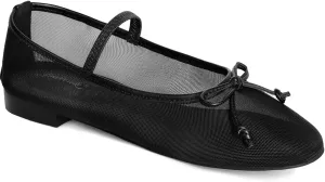 MUCCCUTE Mesh Ballet Flats for Women Round Toe Mesh Mary Jane Flats Shoes with Strap Ballerina Shoes Casual Dressy Office
