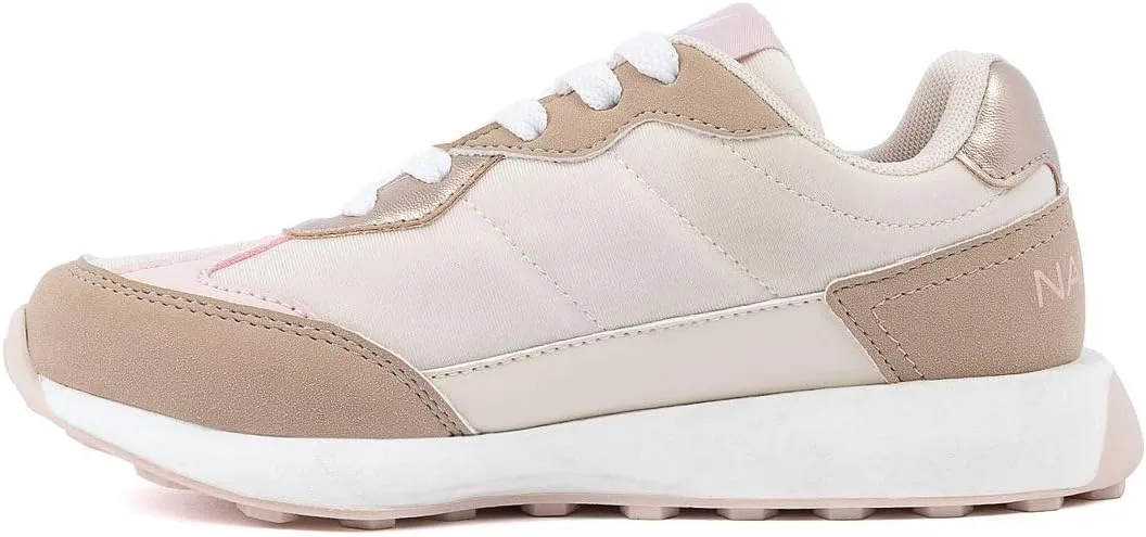 Nautica Girls' Sneakers - Lace-Up Tennis Shoes, Casual & Comfortable for Toddlers,Toddler, Little Kids & Big Kids (Platform/Regular)