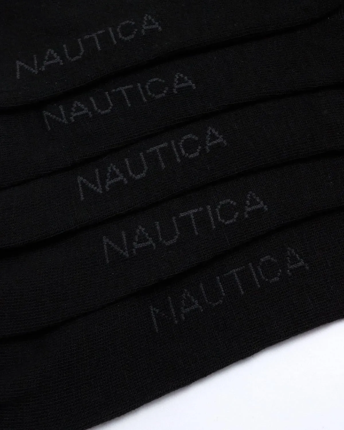 Nautica Mens Dress Socks - 5 Pack Breathable Comfort Stretch Crew-Length Work Socks for Men for Business Formal Wear (6-12.5)