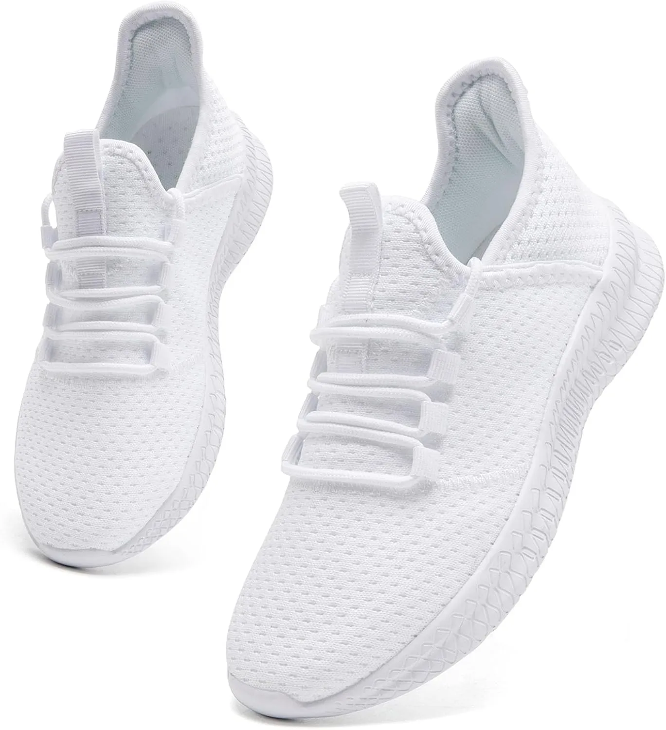 Oltyutc Mens Gym Running Shoes Slip-On Tennis Shoes Non Slip Breathable Workout Sneakers for Walking Jogging