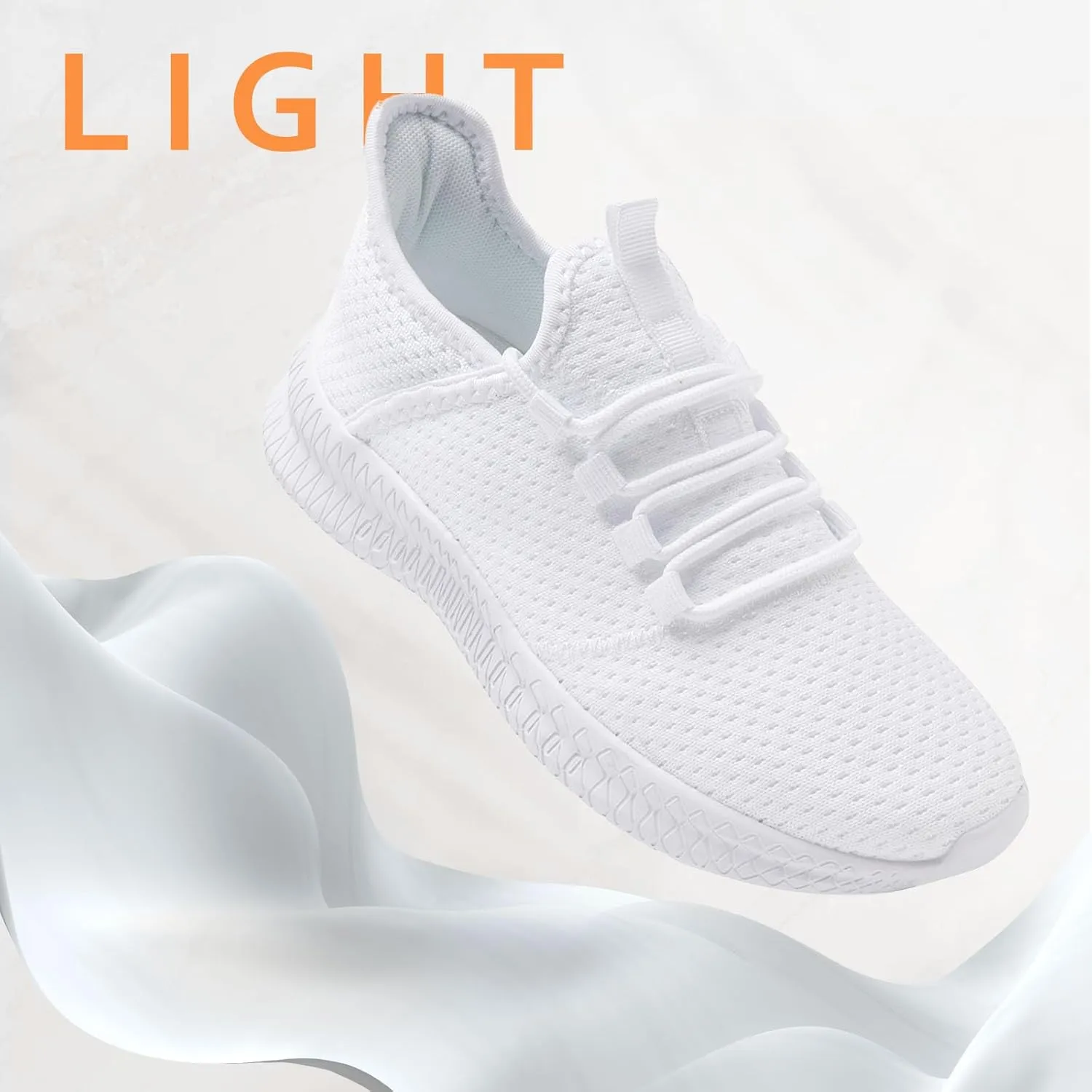 Oltyutc Mens Gym Running Shoes Slip-On Tennis Shoes Non Slip Breathable Workout Sneakers for Walking Jogging