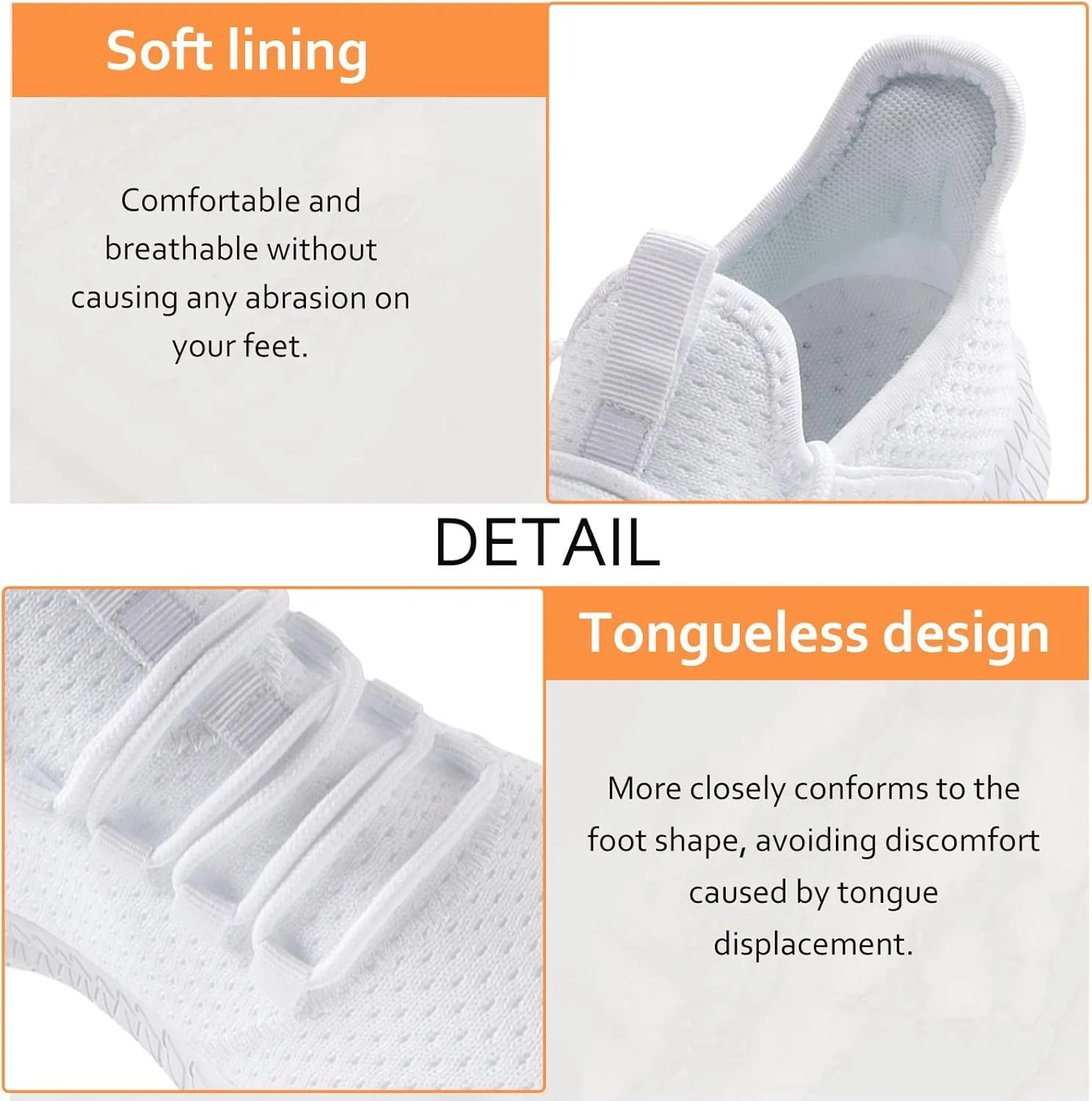 Oltyutc Mens Gym Running Shoes Slip-On Tennis Shoes Non Slip Breathable Workout Sneakers for Walking Jogging
