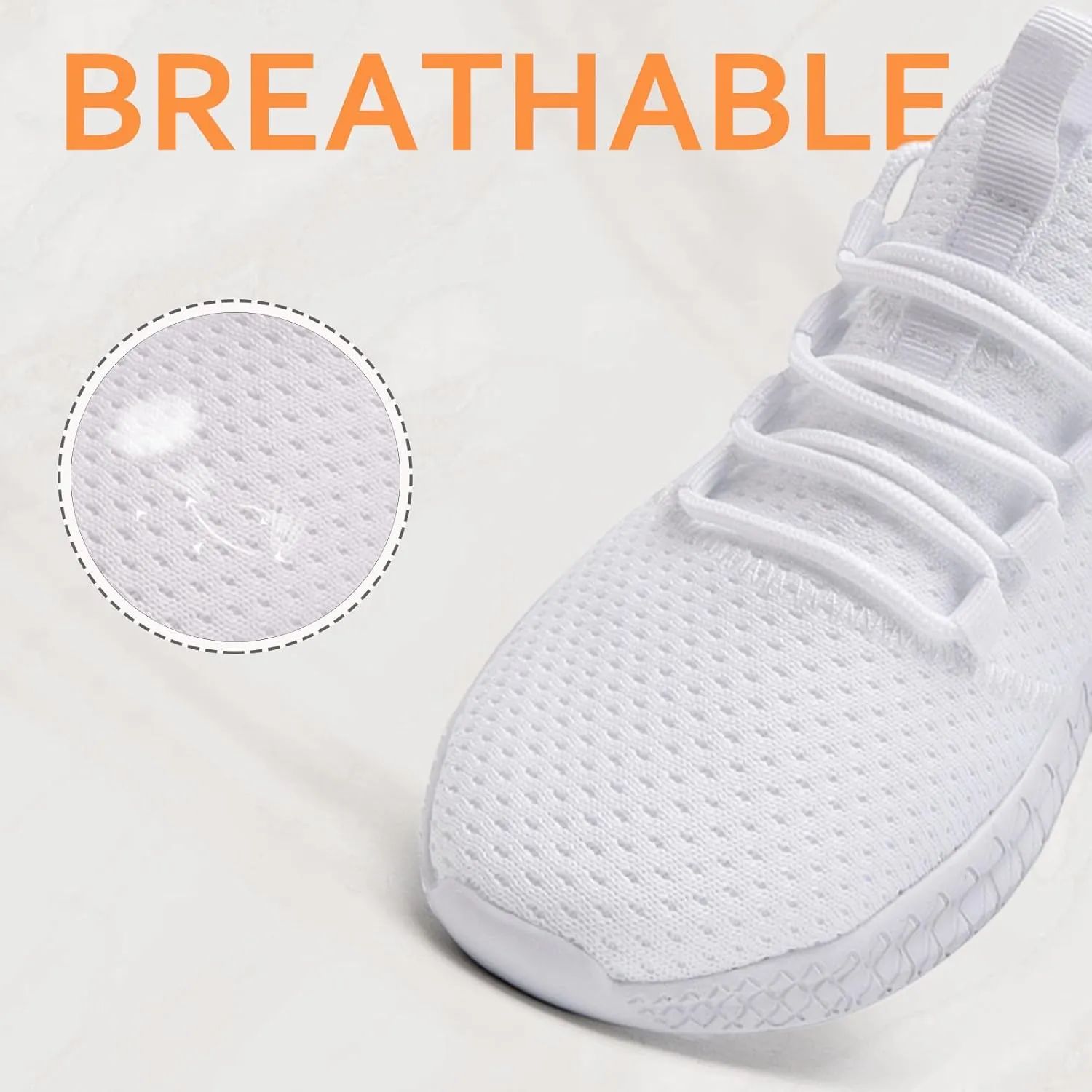 Oltyutc Mens Gym Running Shoes Slip-On Tennis Shoes Non Slip Breathable Workout Sneakers for Walking Jogging