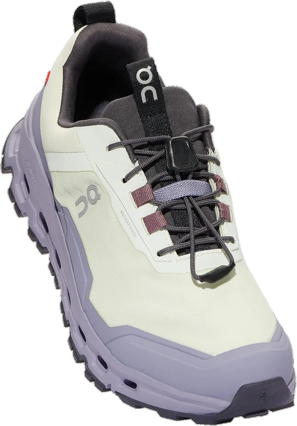 On Cloudhero Waterproof - Boys' Grade School Casual Running Shoes (Aloe/Feather)