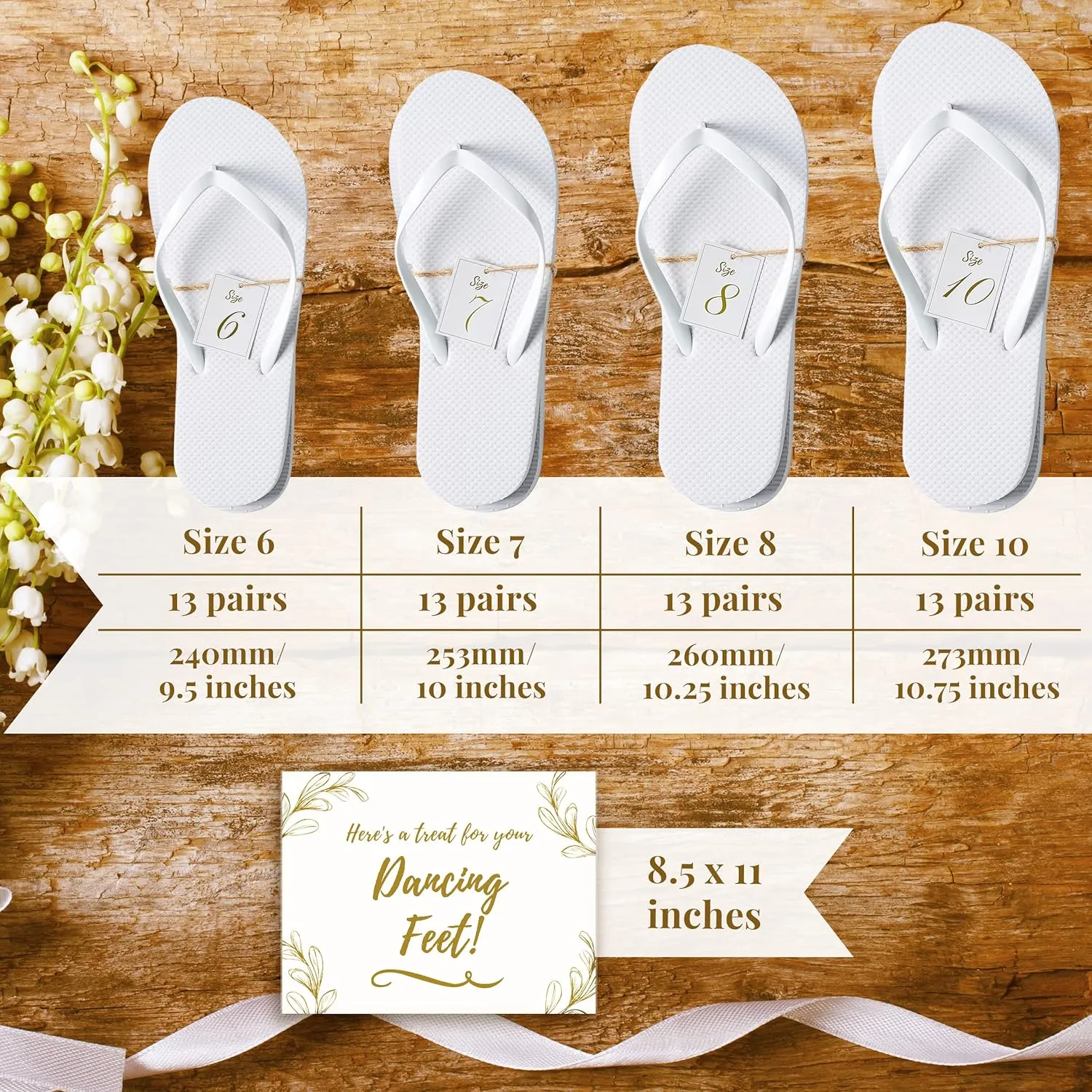 Orca Bulk Flip Flops For Wedding Guests | 52 Pack Wholesale Wedding Sandals