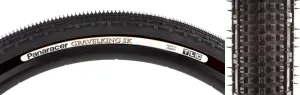 Panaracer Gravel King SK 26x2.1 Tubeless TPI 60 Black/Black Reflective Road Tire