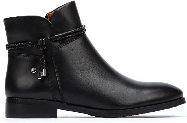 PIKOLINOS Flat Ankle Boots Leather Royal for Woman