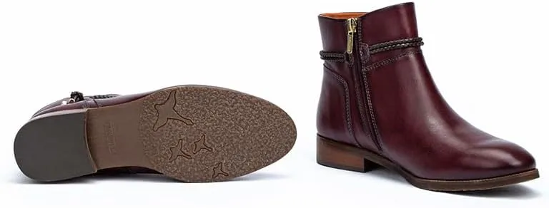 PIKOLINOS Flat Ankle Boots Leather Royal for Woman