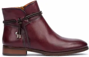 PIKOLINOS Flat Ankle Boots Leather Royal for Woman