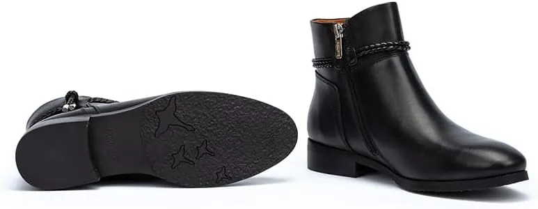 PIKOLINOS Flat Ankle Boots Leather Royal for Woman