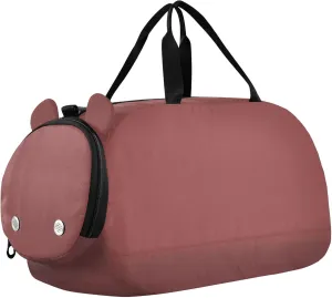 Plain Copper Rust Solid Color Youth Sports & Travel Duffle Bag with Shoe Compartment,Waterproof Gym Bag for Girls and Boys (Overnight Essentials Organizer)