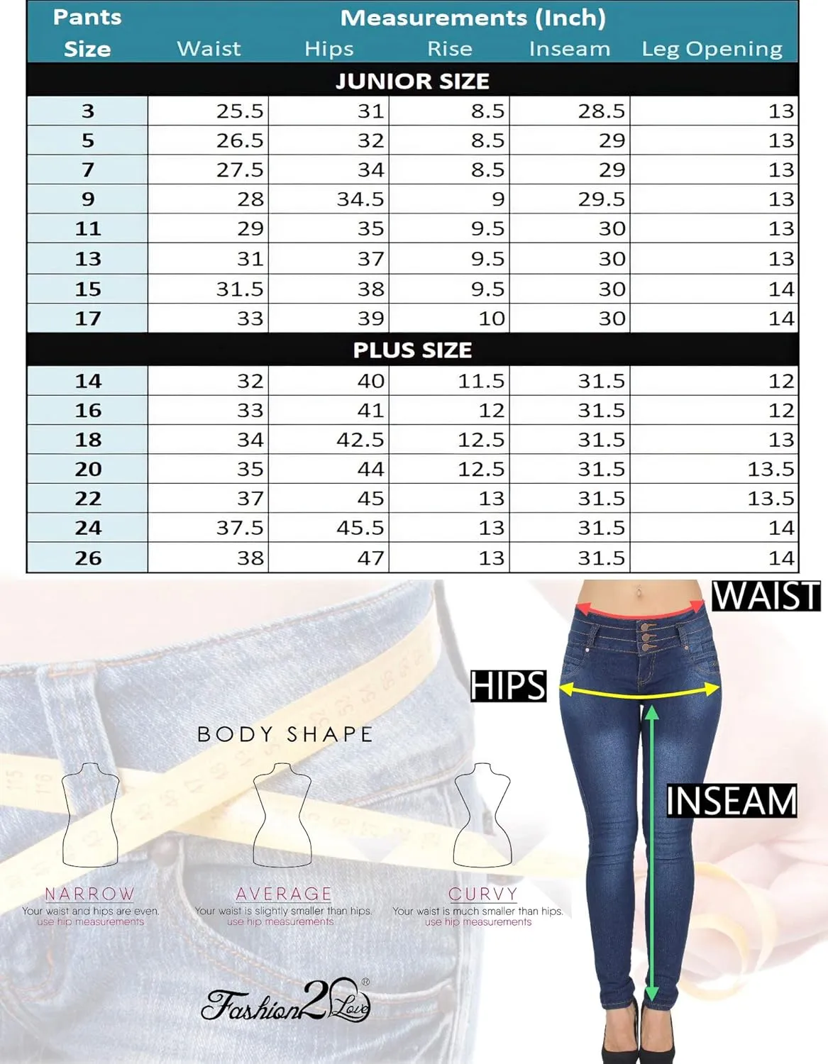 Plus/Junior Size Butt Lifting Levanta Cola High Waist Boot Leg Jeans