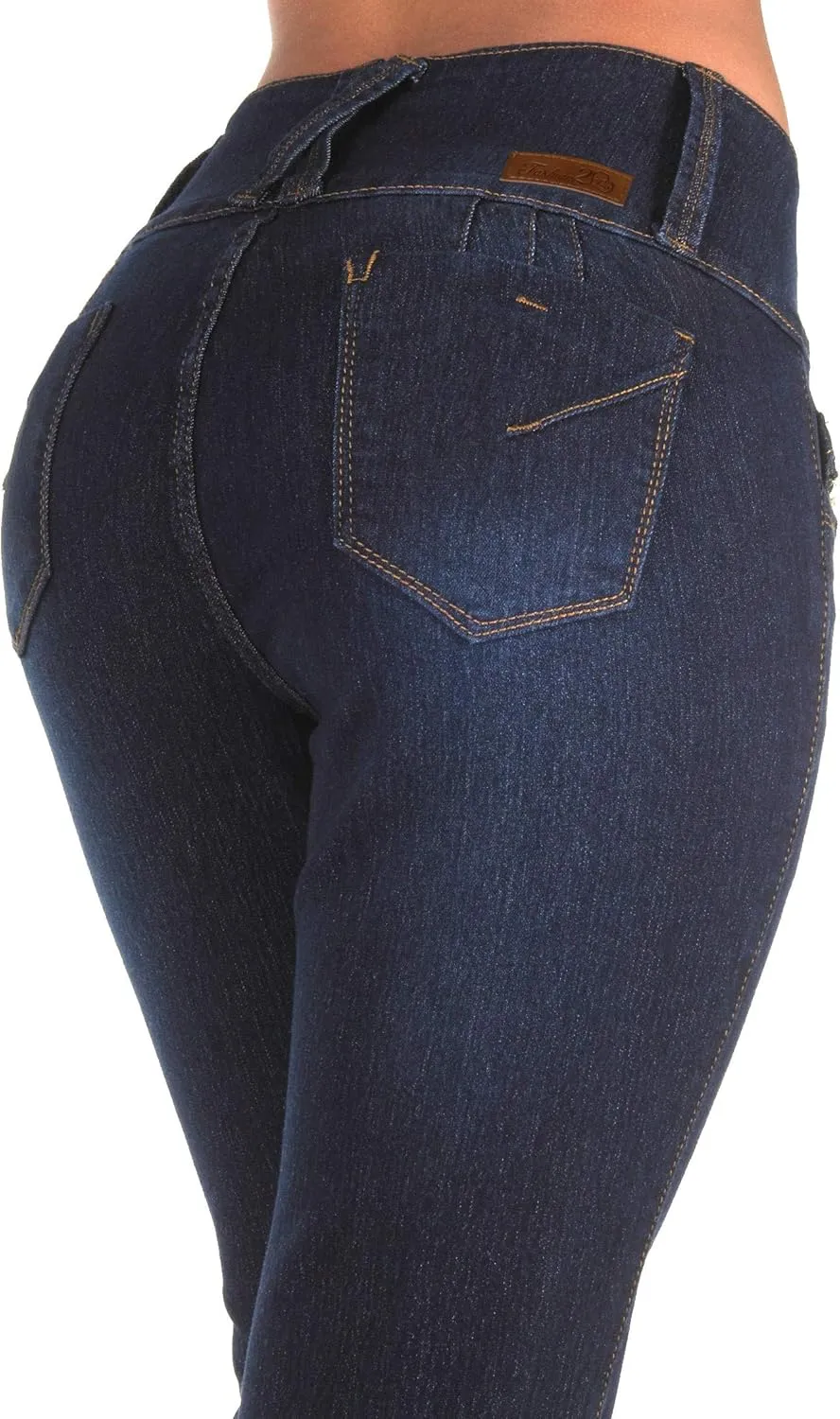 Plus/Junior Size Butt Lifting Levanta Cola High Waist Boot Leg Jeans
