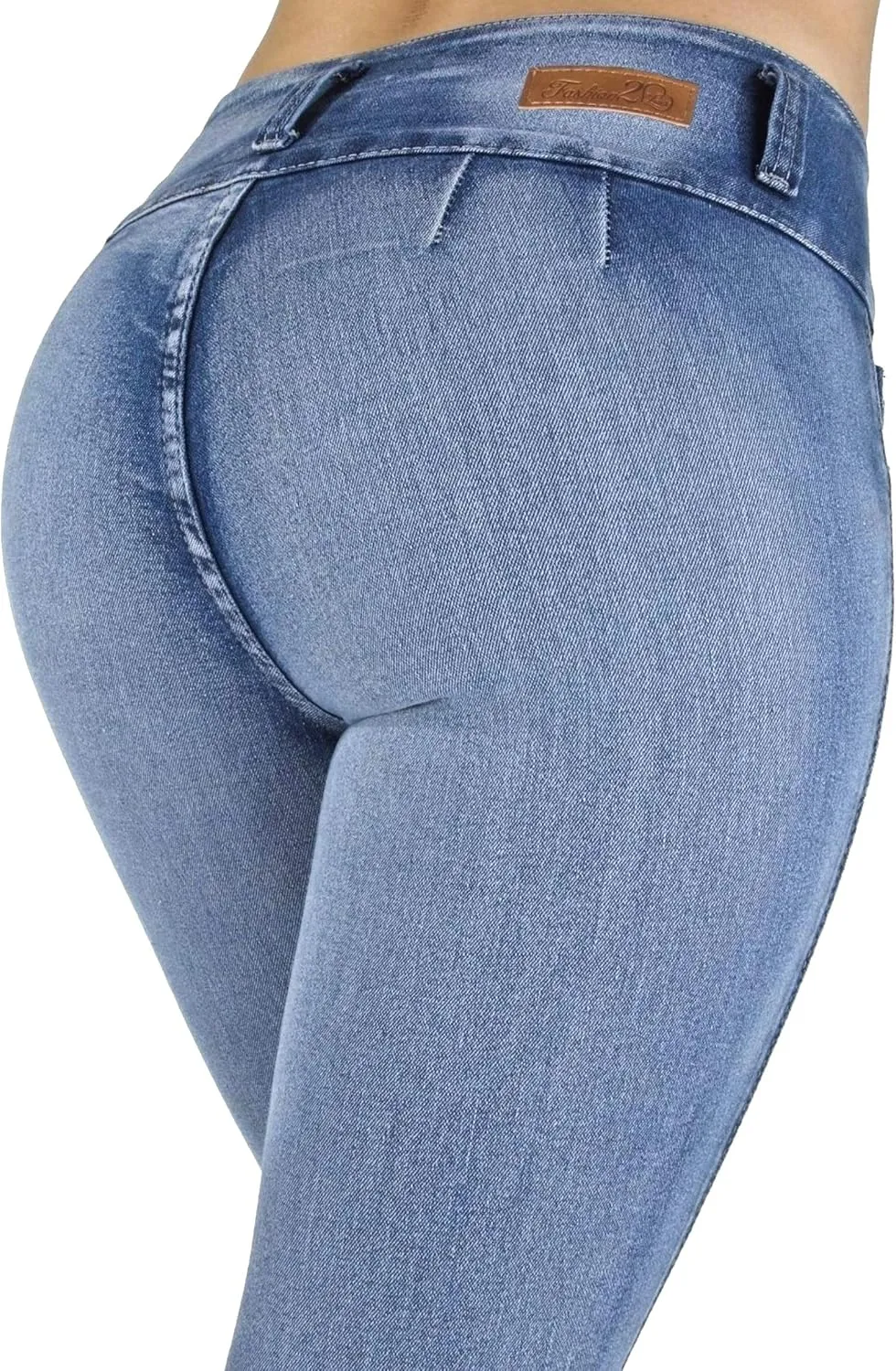 Plus/Junior Size Colombian Design High Waist Butt Lift Levanta Cola Skinny Jeans