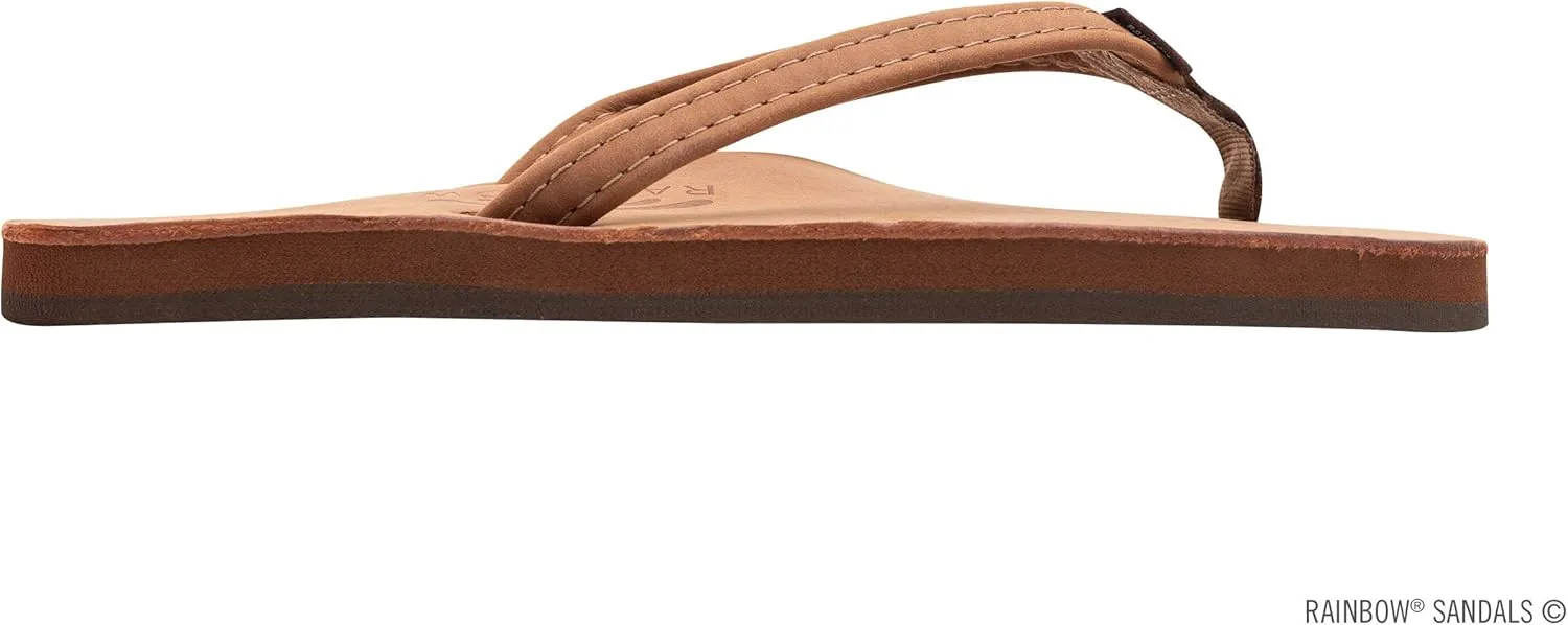 Rainbow Sandals Women's Single Layer Leather Sandal Narrow Strap