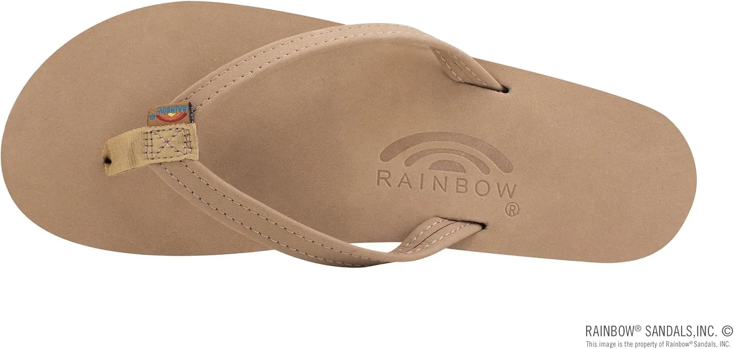 Rainbow Sandals Women's Single Layer Leather Sandal Narrow Strap