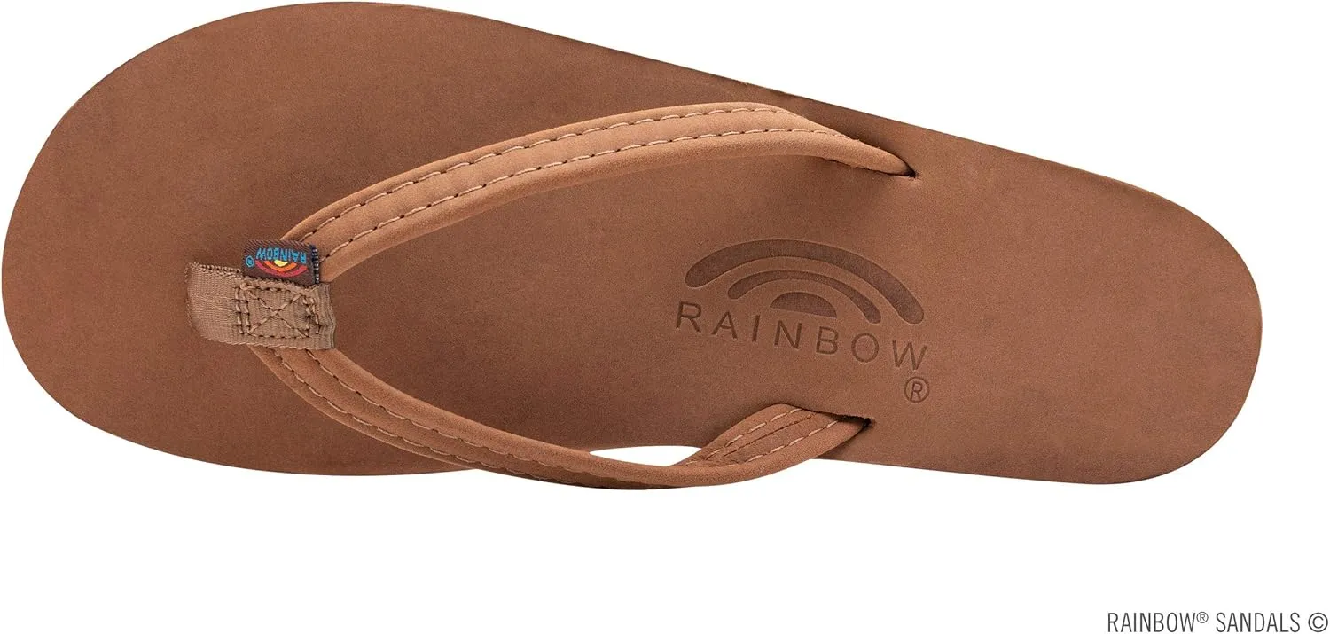 Rainbow Sandals Women's Single Layer Leather Sandal Narrow Strap