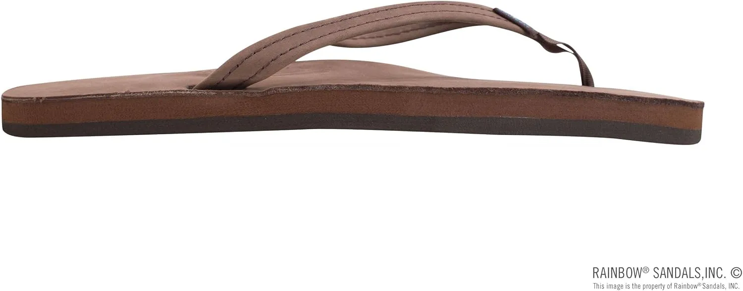 Rainbow Sandals Women's Single Layer Leather Sandal Narrow Strap
