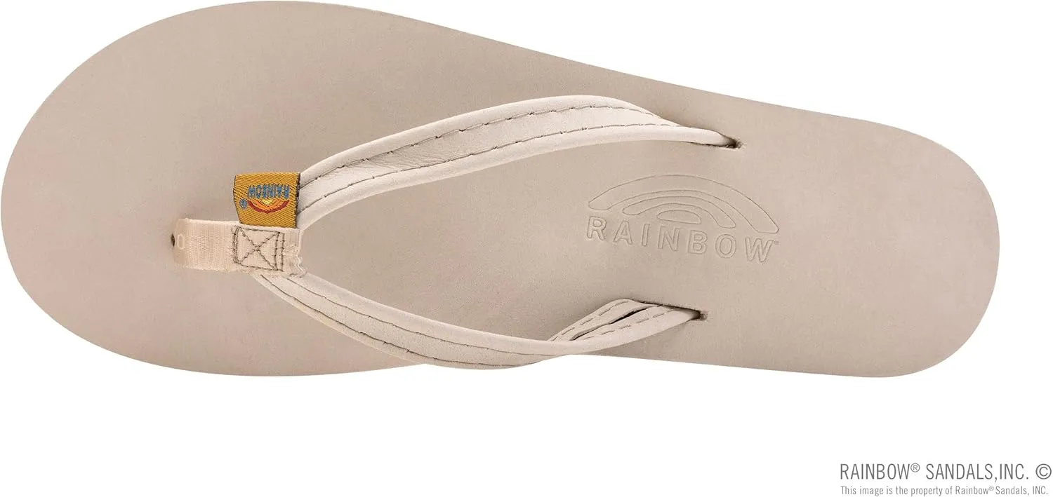 Rainbow Sandals Women's Single Layer Leather Sandal Narrow Strap