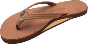 Rainbow Sandals Women's Single Layer Leather Sandal Narrow Strap