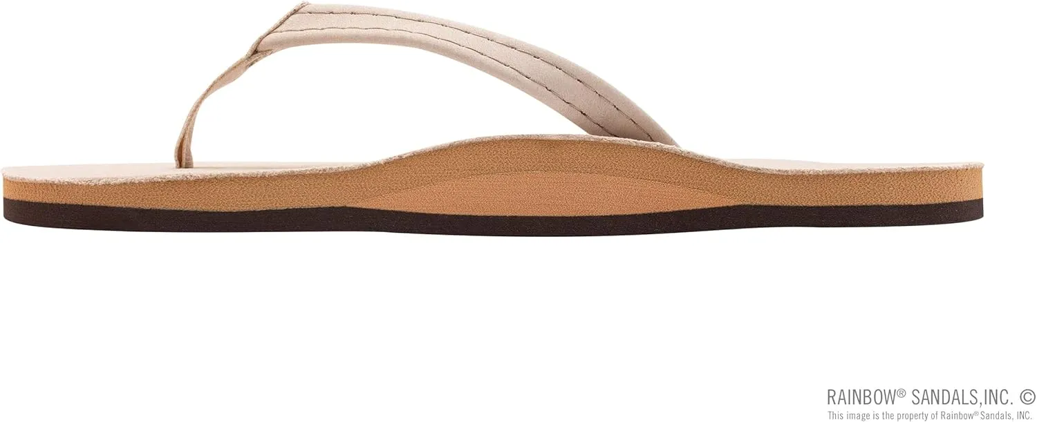 Rainbow Sandals Women's Single Layer Leather Sandal Narrow Strap