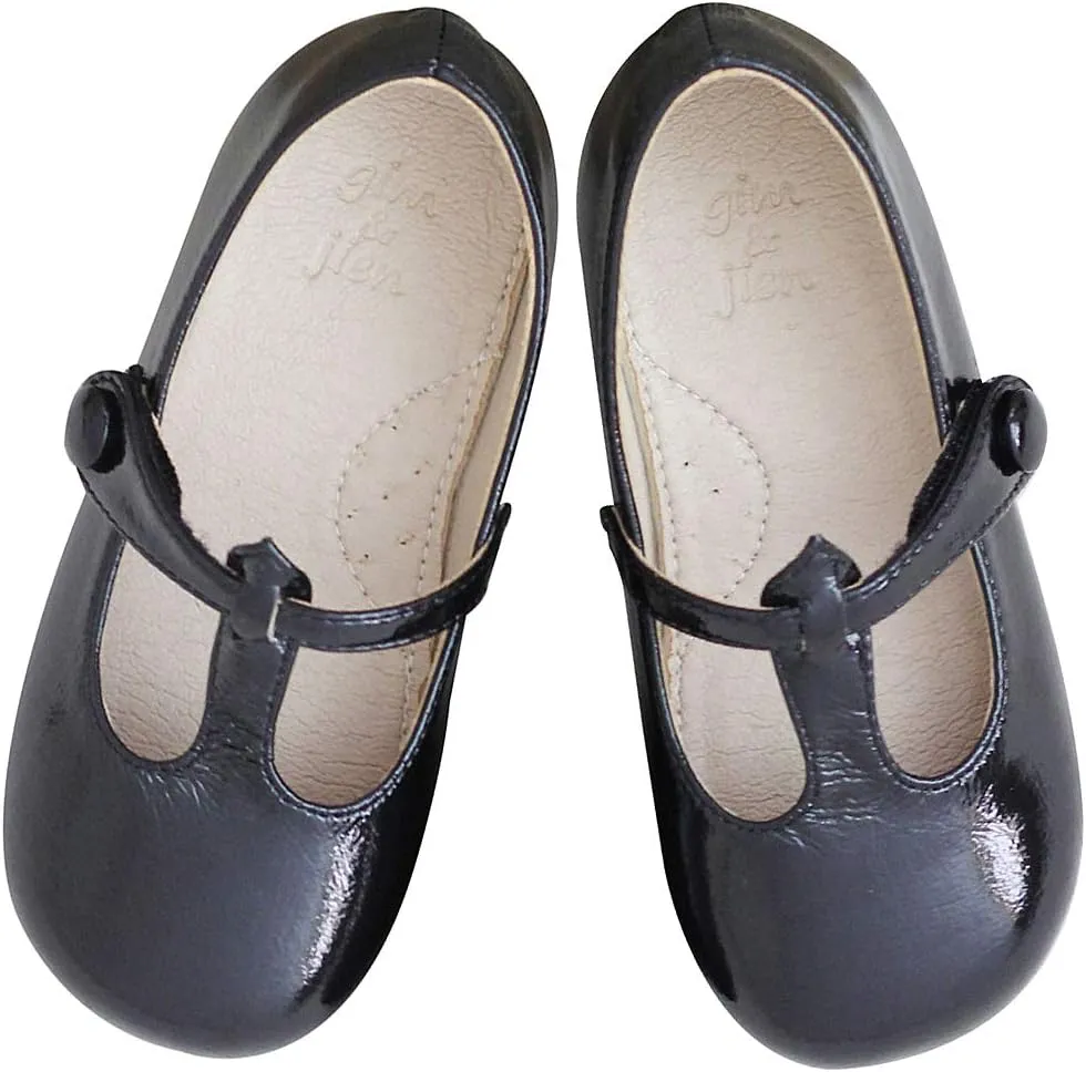 rismart Girls Mary Jane Shoes Toddlers t Stripe Formal Dress Flats