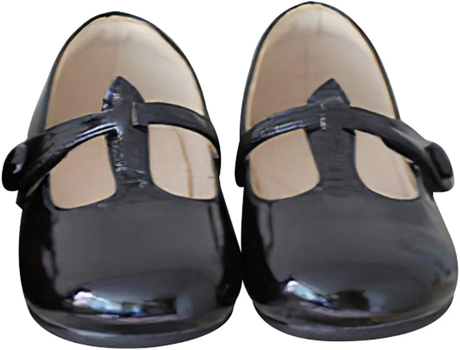 rismart Girls Mary Jane Shoes Toddlers t Stripe Formal Dress Flats