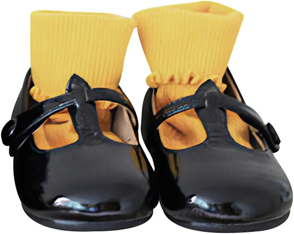 rismart Girls Mary Jane Shoes Toddlers t Stripe Formal Dress Flats