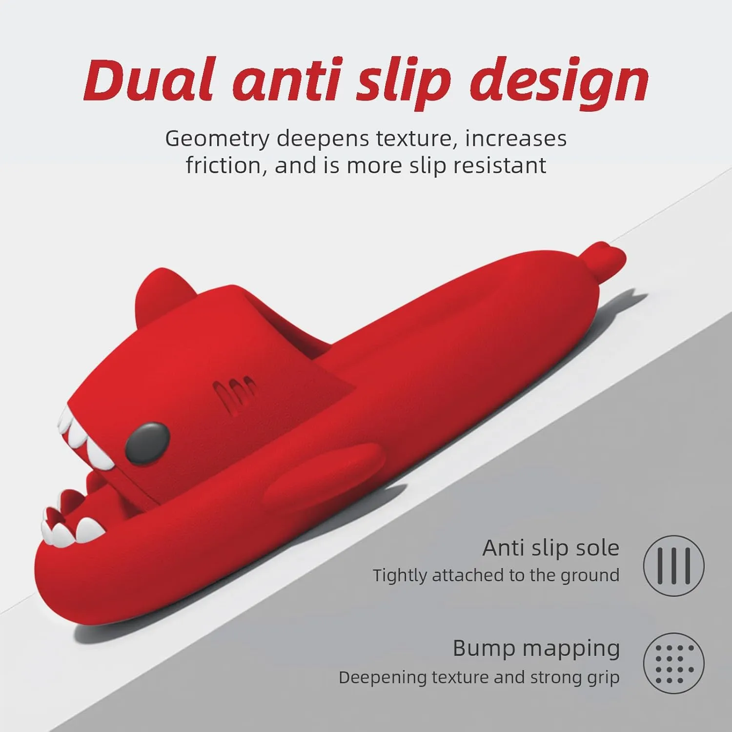 rosyclo Shark Cloud Slippers, Shark Cute Slides for Women Man,Summer Slipper Sandals for Boys Girls Spa Platform Shoes Non-Slip Beach Open Toe Beach Sandals Shower Couple Shoes