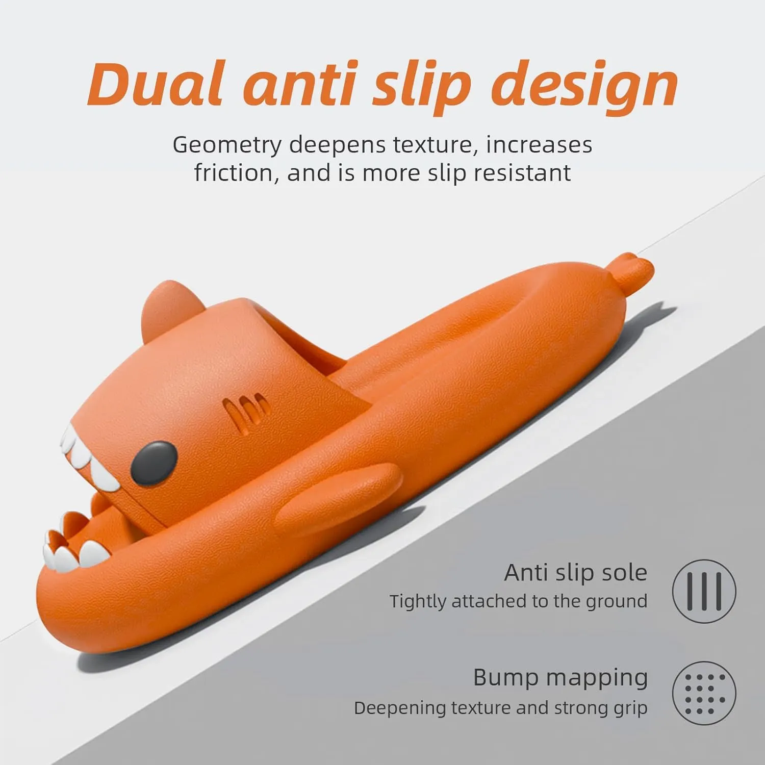 rosyclo Shark Cloud Slippers, Shark Cute Slides for Women Man,Summer Slipper Sandals for Boys Girls Spa Platform Shoes Non-Slip Beach Open Toe Beach Sandals Shower Couple Shoes