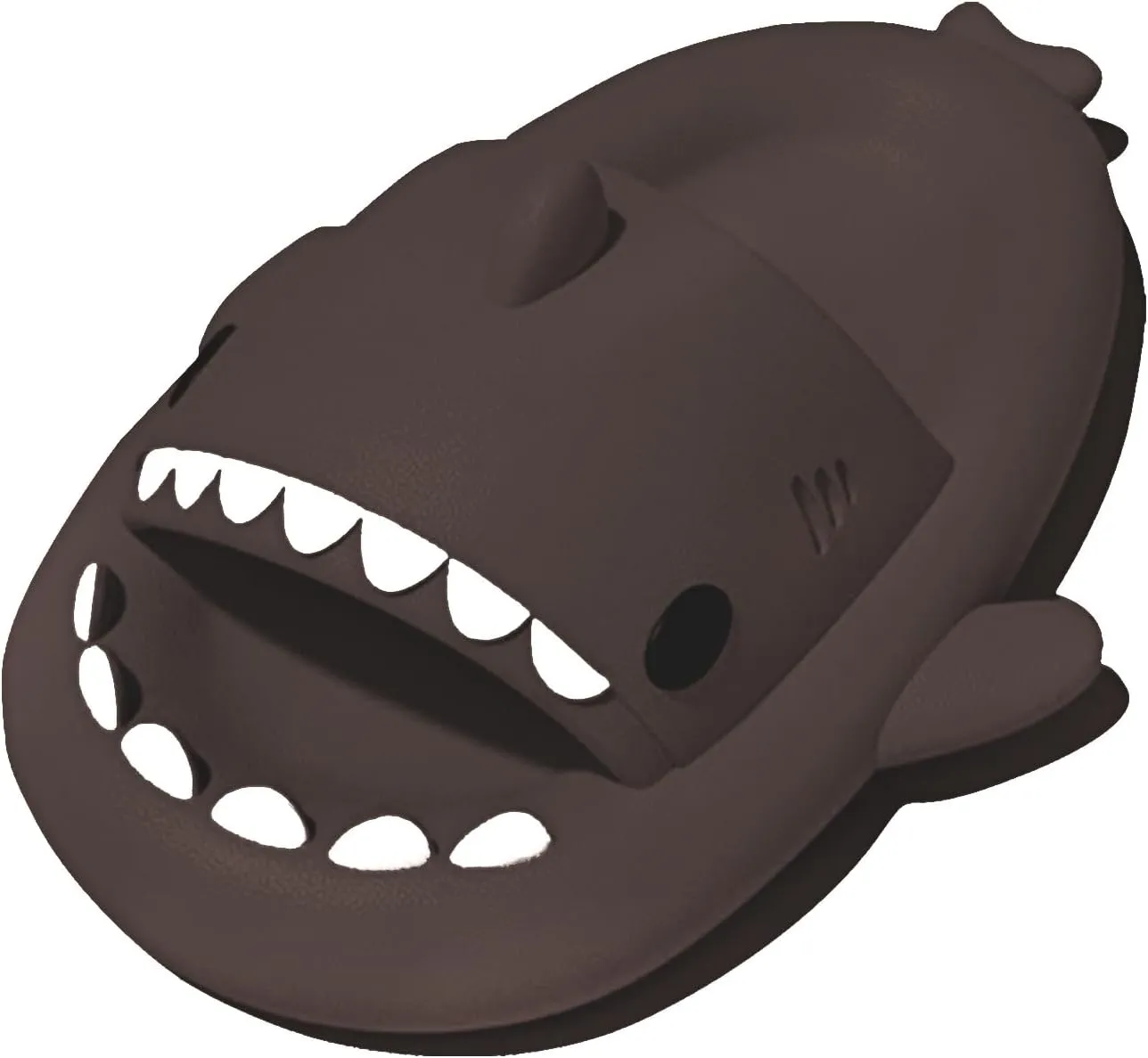 rosyclo Shark Slides for Women and Men, Cute Shark Slippers Adult Youth Cloudy Summer Soft Lightweight Anti-Slip Thick Sole Beach House Cloud Cushioned Shower Slide Sandals Indoor Outdoor