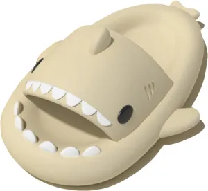 rosyclo Shark Slides for Women and Men, Cute Shark Slippers Adult Youth Cloudy Summer Soft Lightweight Anti-Slip Thick Sole Beach House Cloud Cushioned Shower Slide Sandals Indoor Outdoor