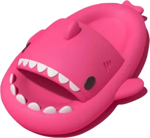 rosyclo Shark Slides for Women and Men, Cute Shark Slippers Adult Youth Cloudy Summer Soft Lightweight Anti-Slip Thick Sole Beach House Cloud Cushioned Shower Slide Sandals Indoor Outdoor
