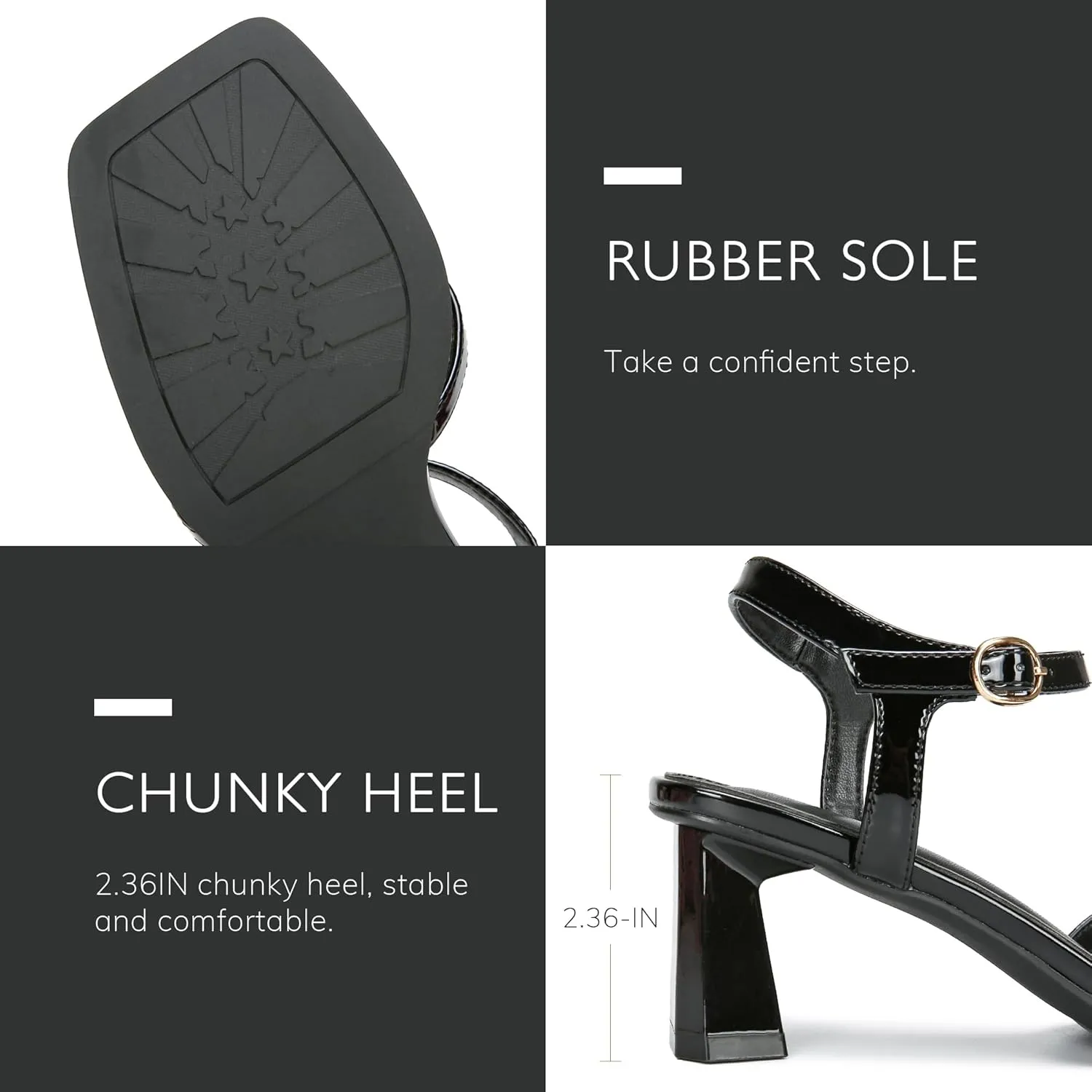 rsxses High Heels for Women Bow Block Chunky Heels Square Open Toe Sandals Wedding Dress Party Strappy Heels