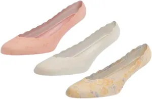 Sam Edelman 3- Pack Foot Liner Socks Women, No Show Socks for Women Low Cut, Breathable Hidden Foot Sock Liner for Everyday Seamless Casual Wear