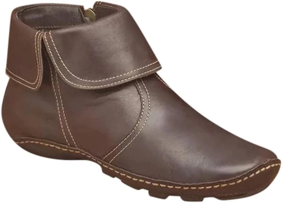 SBGMoSJ Womens Fall Booties And Ankle Boots Wedges Ladies Booties Ankle Boots with Low Heel Booties for Women Wide Toe Box Women Shoes Brown Short Boots Red Booties Women Ankle Boots Kitten Heel